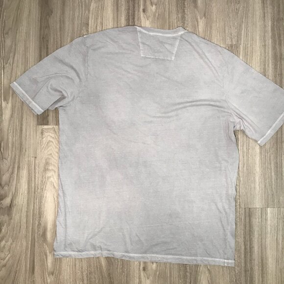 Johnnie-O Gray T Shirt Short Sleeves Crew Neck Pocket Mens 3XLT - Picture 9 of 10